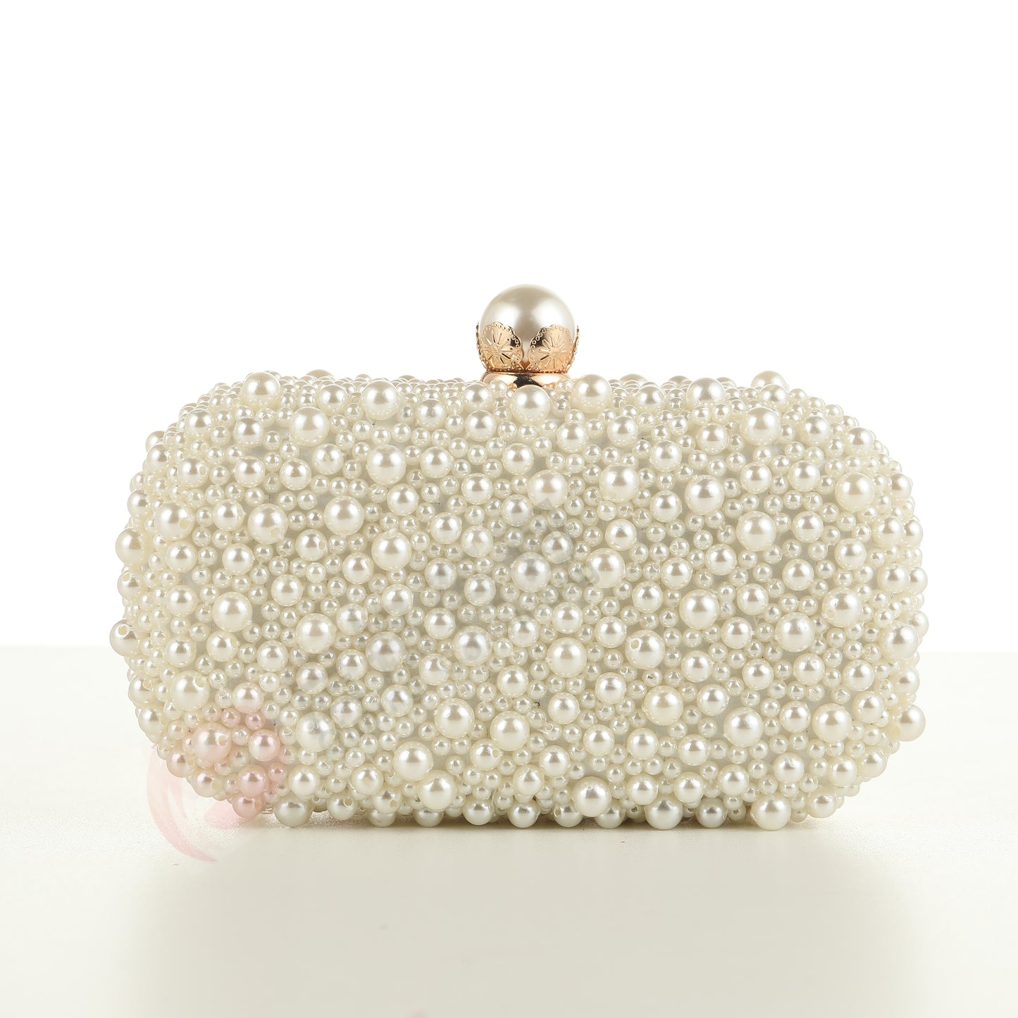 Ariel Pearly Clutch (Gold)