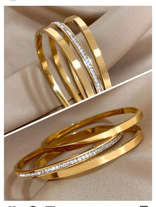 Triple stack Bracelet Set