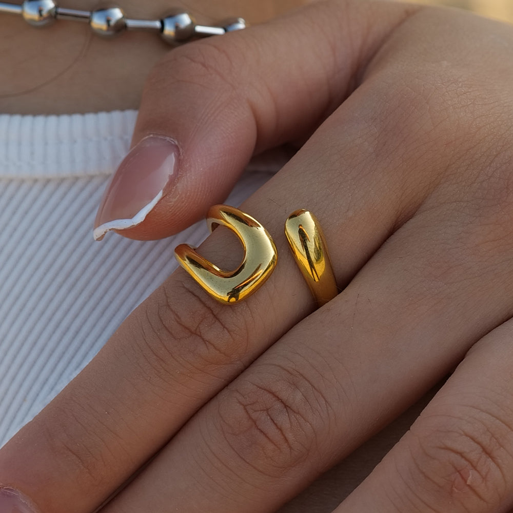 Miley Adjustable Ring (Gold)