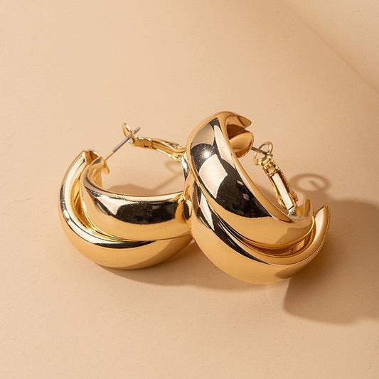 Elena Twin Hoop Earrings