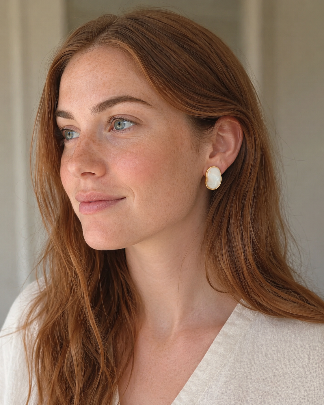 Sorbet Studs - White