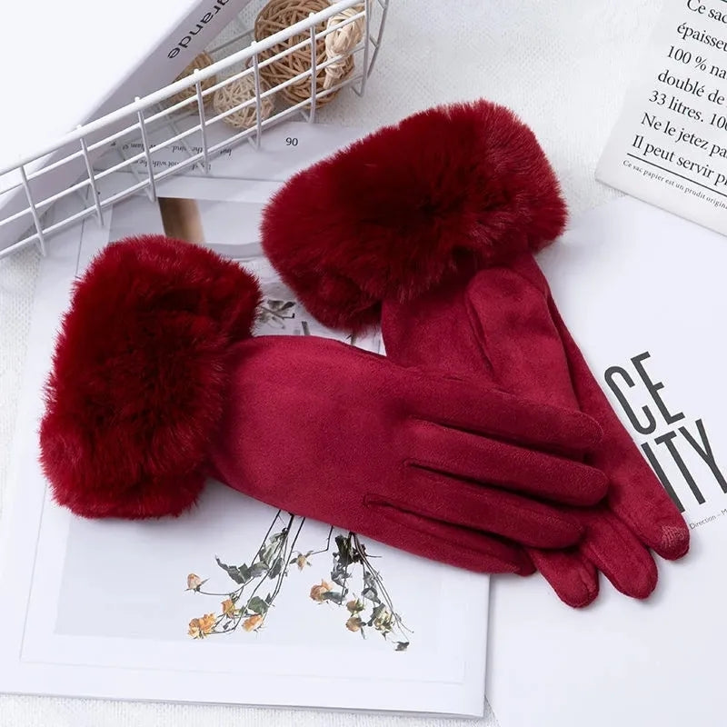 Wine Red Gloves