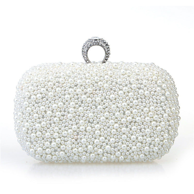 Ariel Pearly Clutch (Silver)(Pre-order)