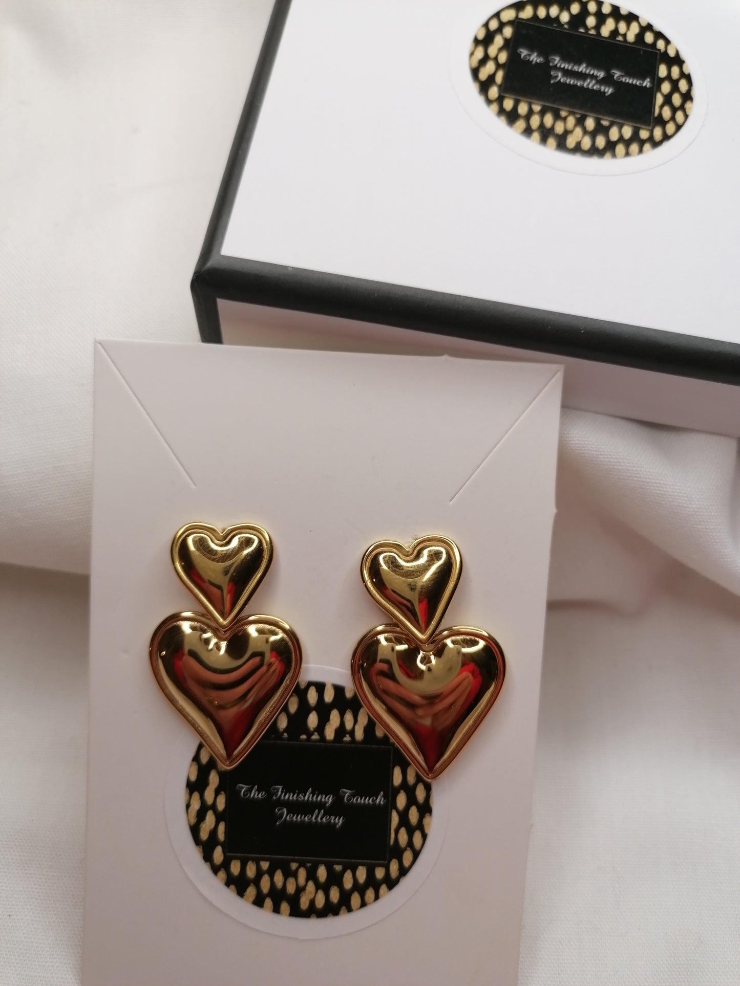 Heart Earrings (Gold)