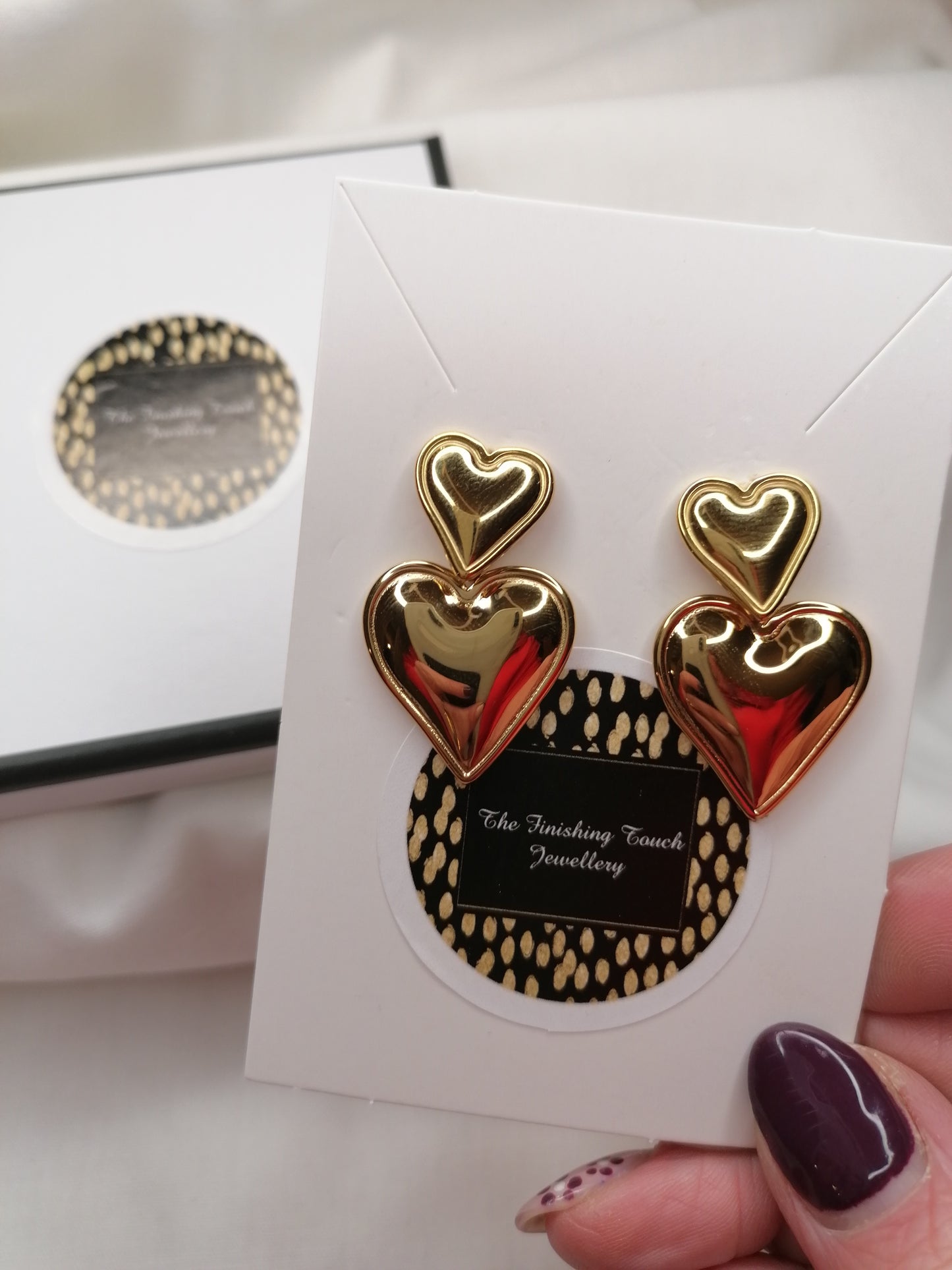 Heart Earrings (Gold)