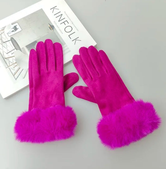 Hot Pink Gloves