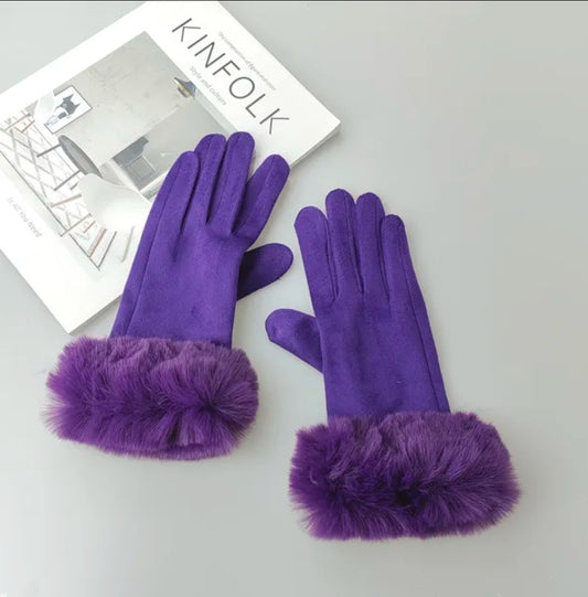 Purple Gloves