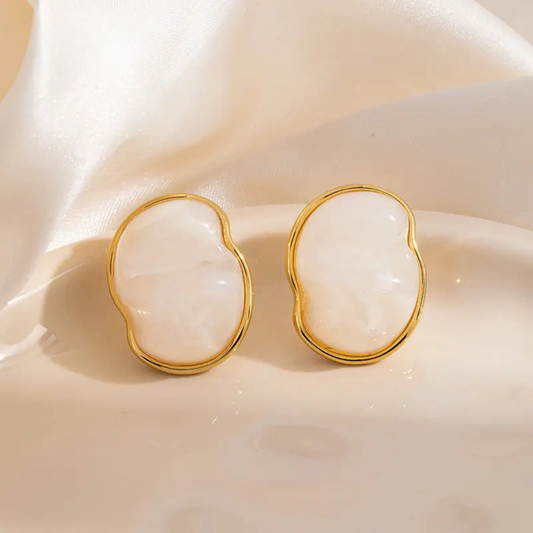 Sorbet Studs - White