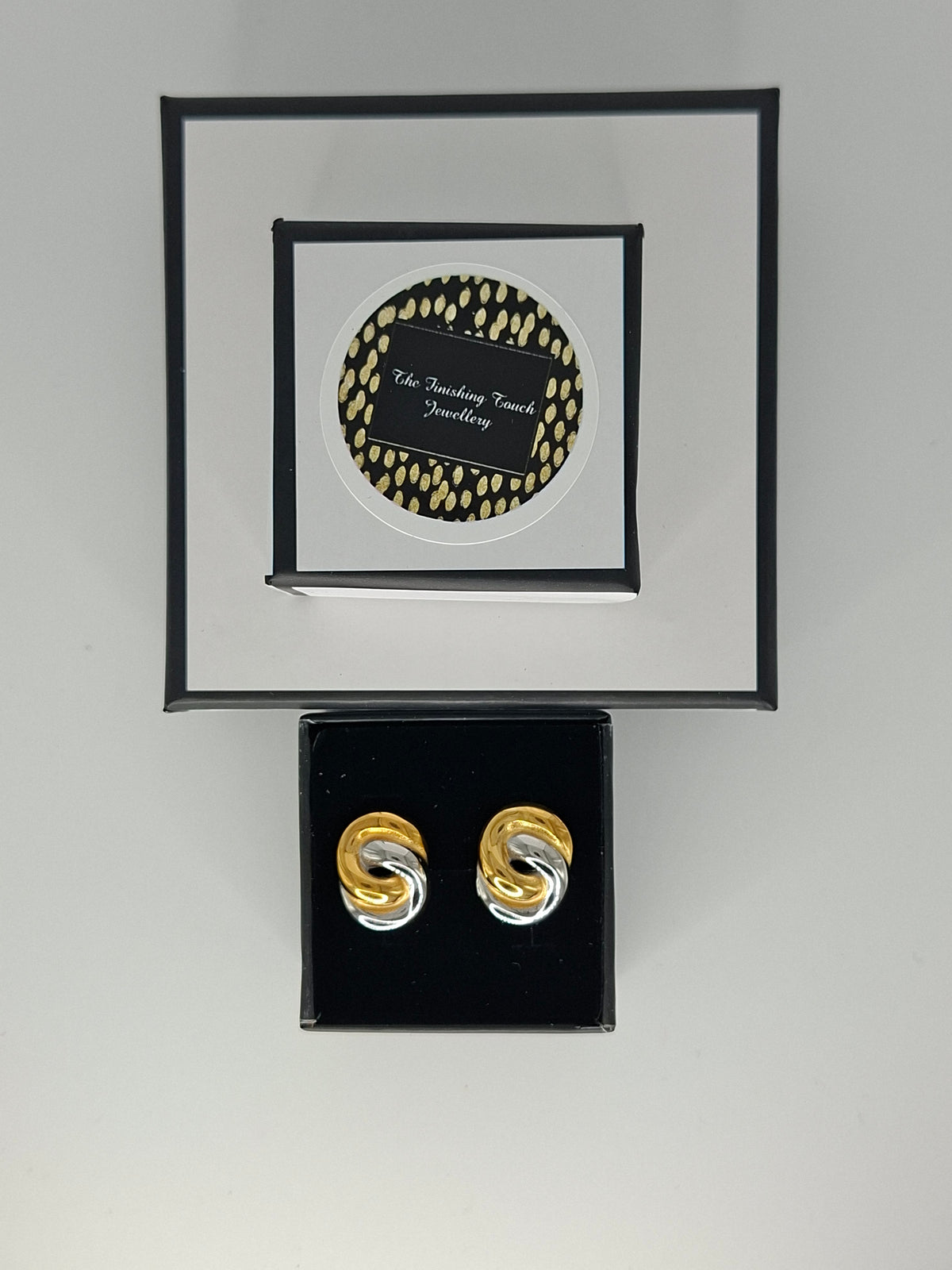 Harper - Gold & Silver Earrings