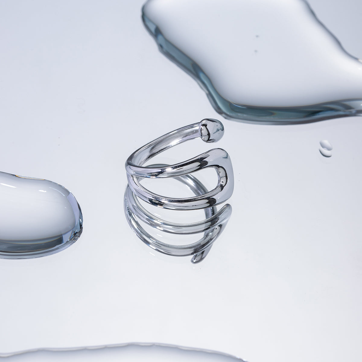 Miley Adjustable Ring (Silver)