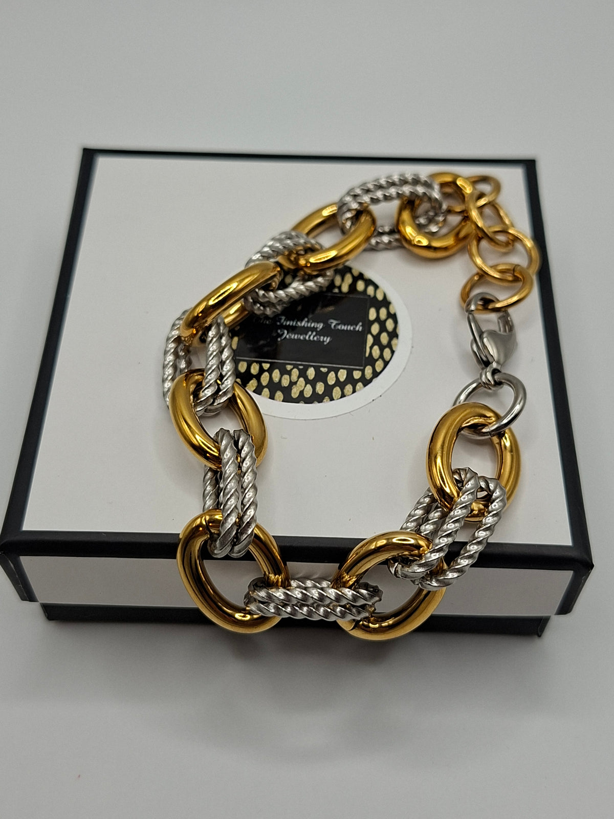 Sienna - Gold & Silver Chunky Bracelet