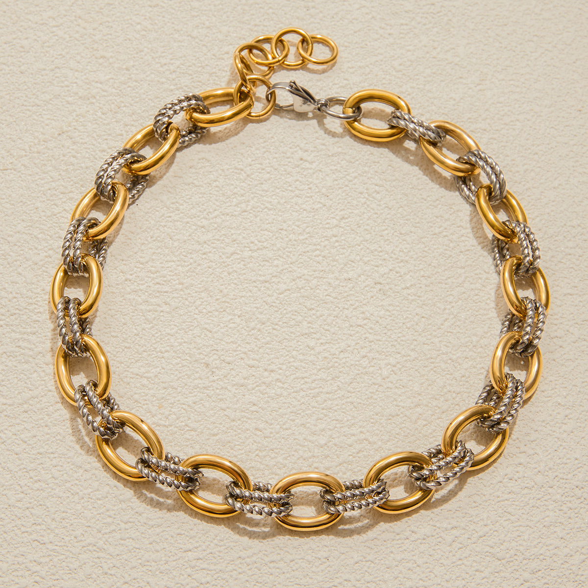 Sienna - Gold & Silver Chunky Necklace