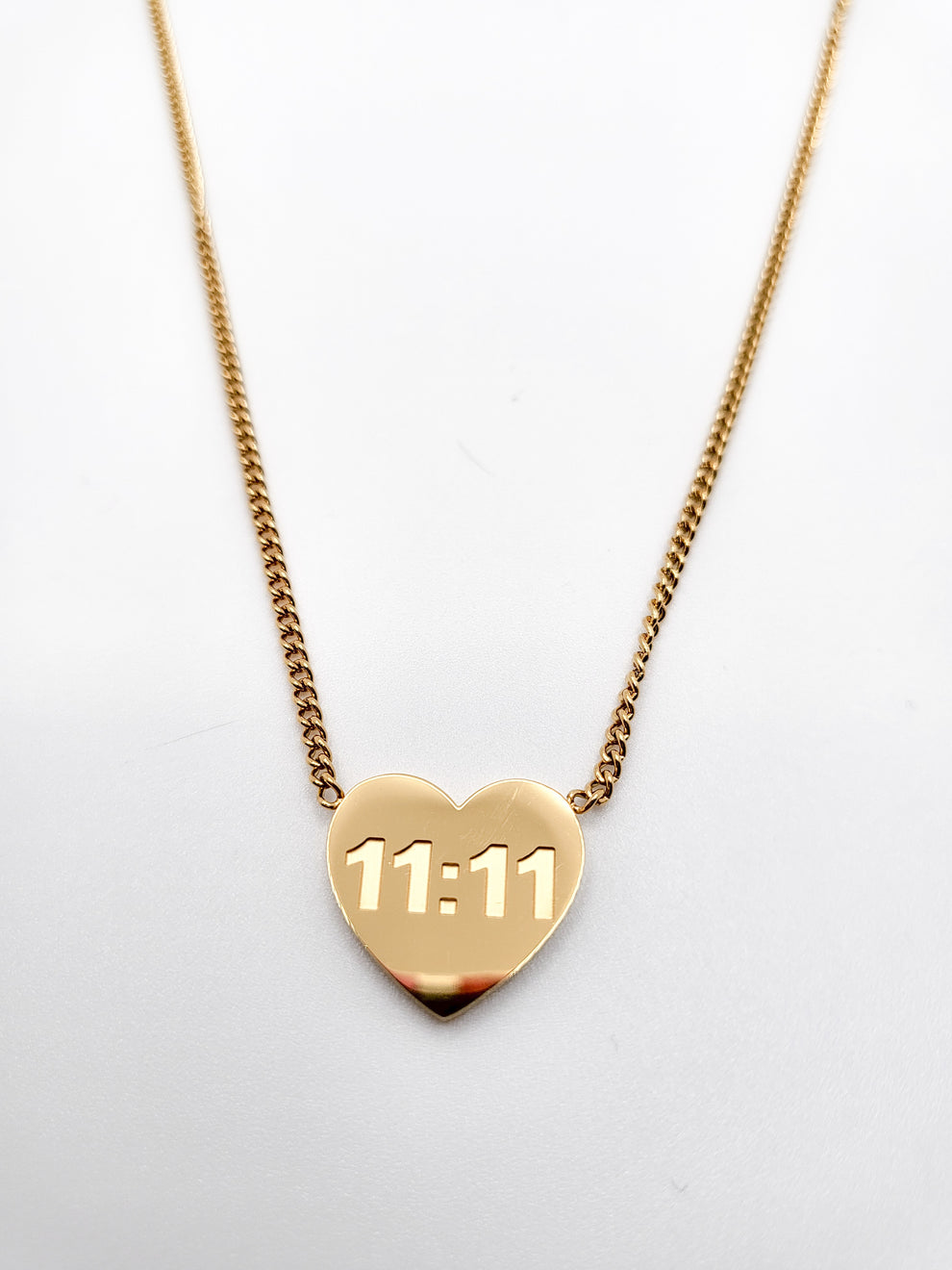 Heart of 11:11 necklace