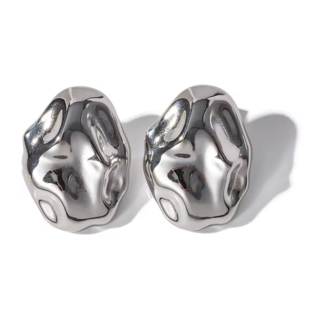 Onda Earrings (Silver)