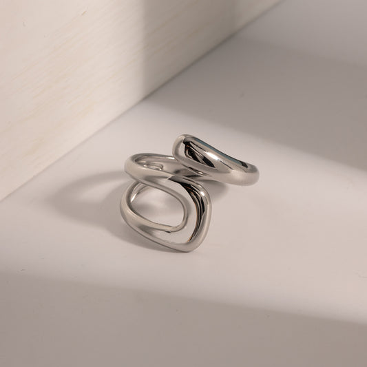 Miley Adjustable Ring (Silver)