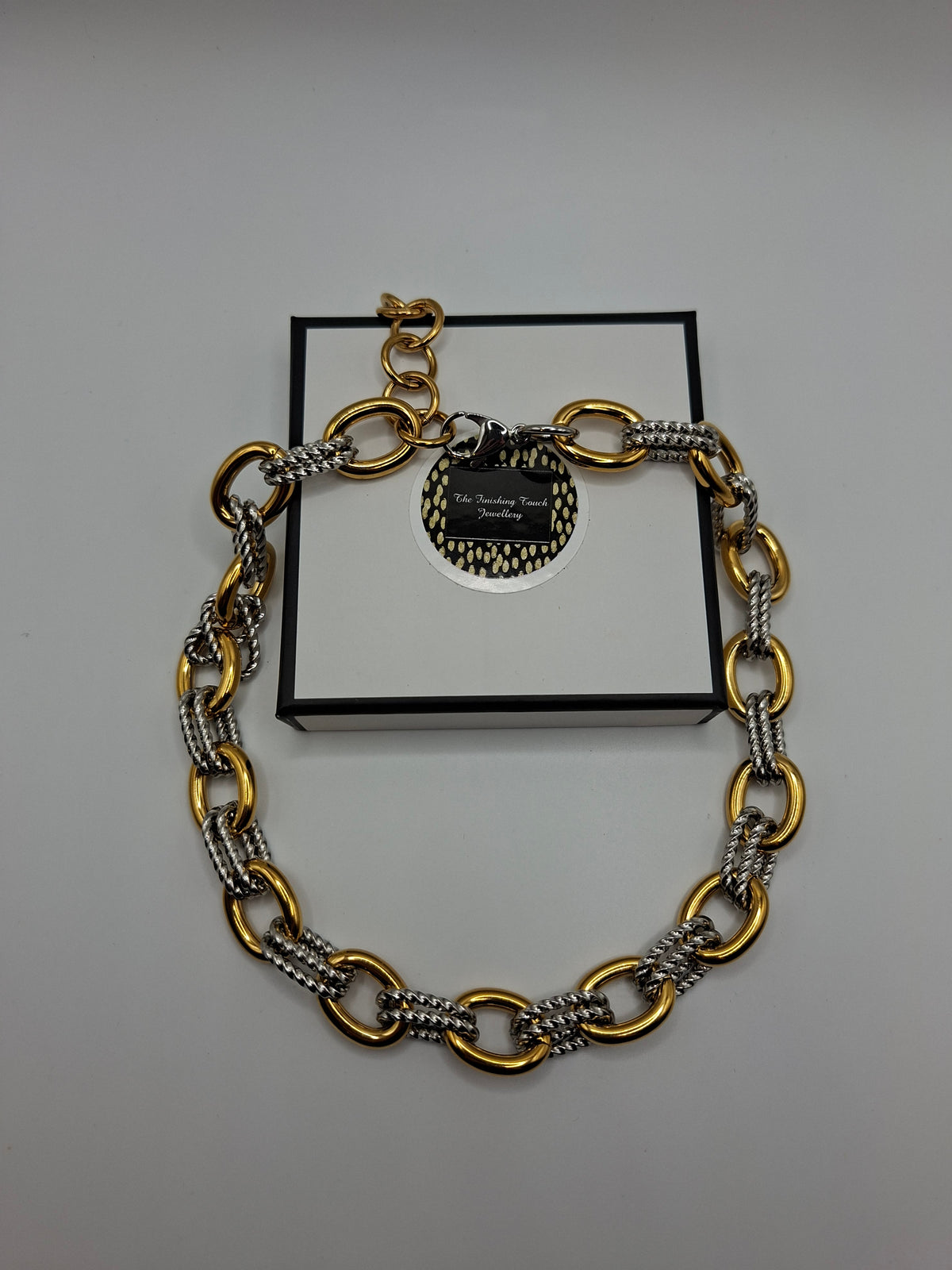 Sienna - Gold & Silver Chunky Necklace