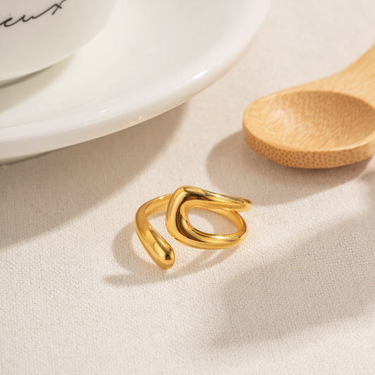 Miley Adjustable Ring (Gold)