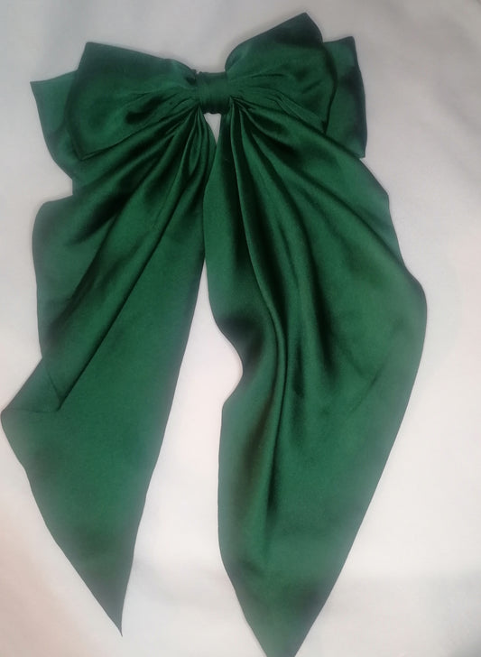 Willow Hair Bow - Green