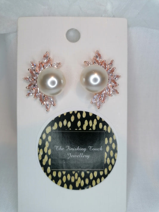 Erin Earrings (Rose Gold)