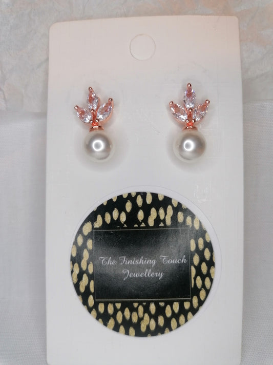 Grace Earrings (Rose Gold)