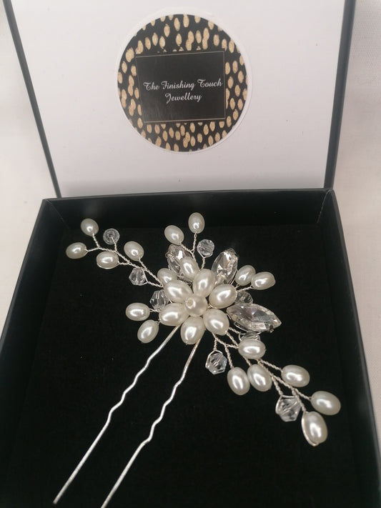 Verona Hair Pin (Silver)