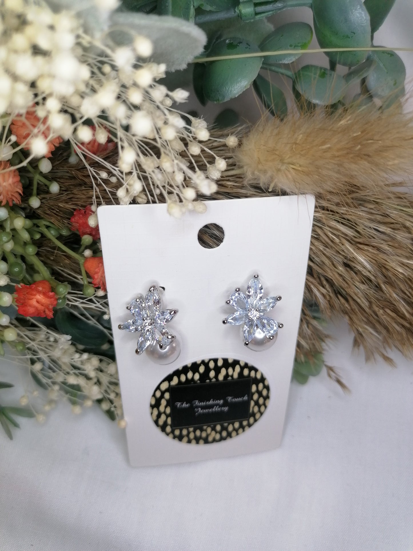 Farah Earrings (Silver)